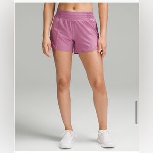 Lululemon Hotty Hot High Rise 4” shorts - Velvet Dust